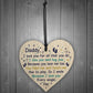 Dad Birthday Christmas Daddy To Be Wooden Heart From Bump Baby