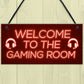 Gaming Room Sign Welcome Sign For Man Cave Boys Bedroom Gift