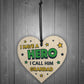 Grandad Gifts For Fathers Day Birthday Heart Superhero Theme