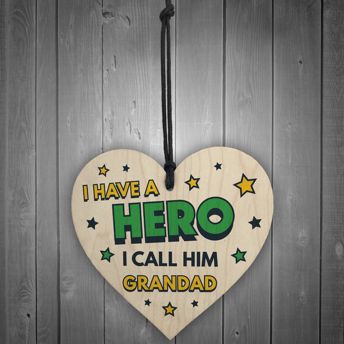 Grandad Gifts For Fathers Day Birthday Heart Superhero Theme