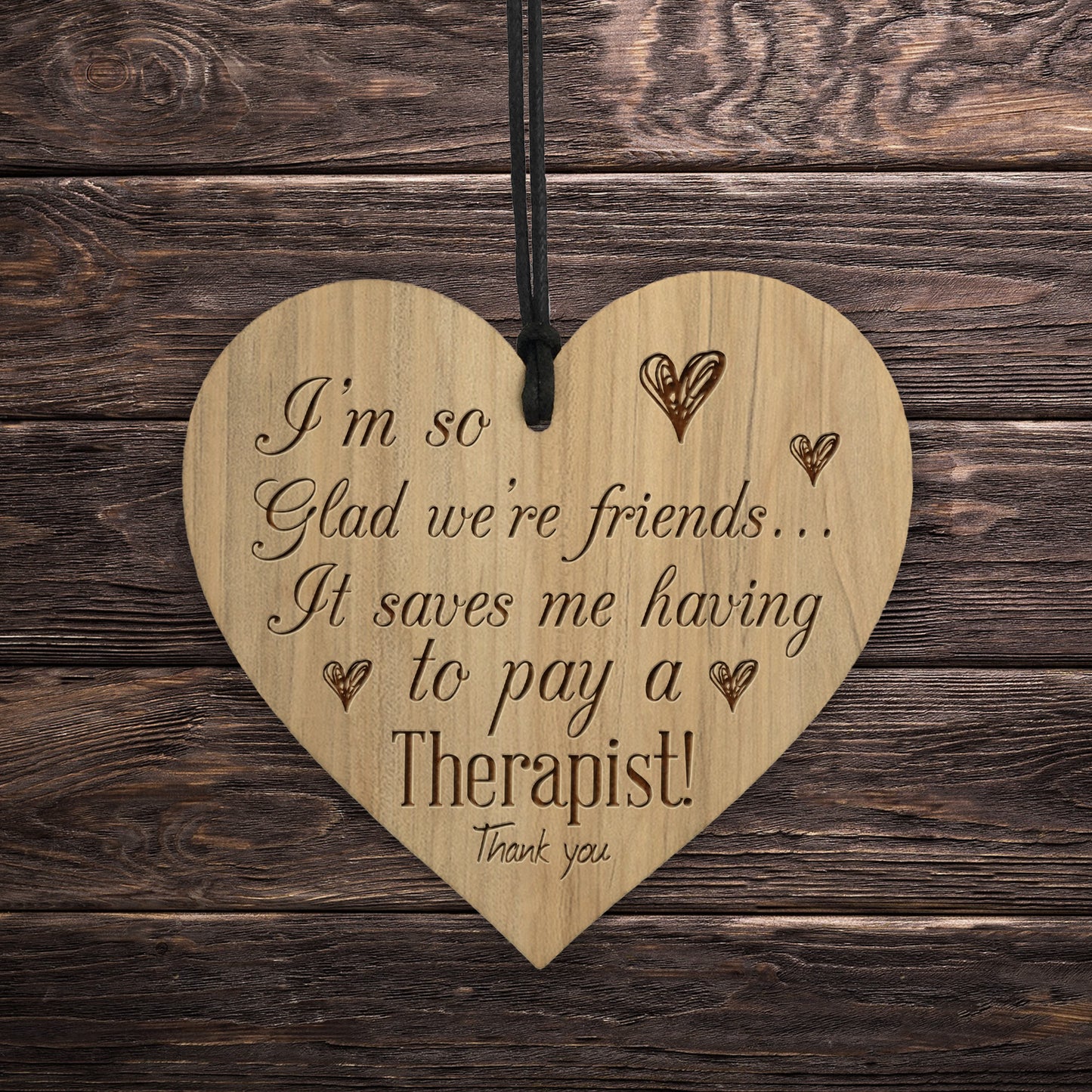 Funny Friendship Gifts For Women Best Friend Gift Engraved Wood