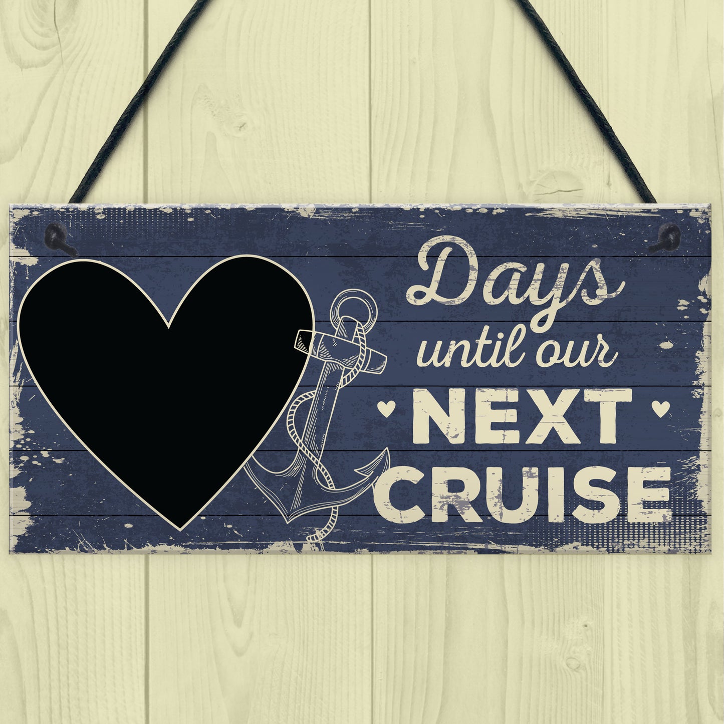 CHALKBOARD Holiday Countdown Sign Days Until Our Next Cruise