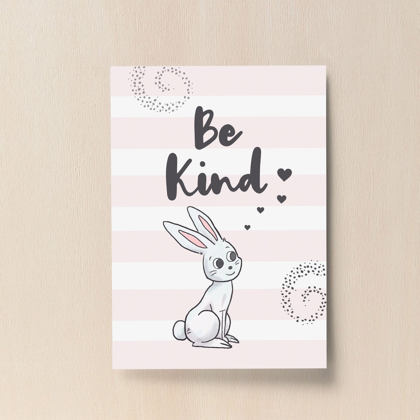Girls Bedroom Wall Art Bunny Art Inspirational Print Decoration
