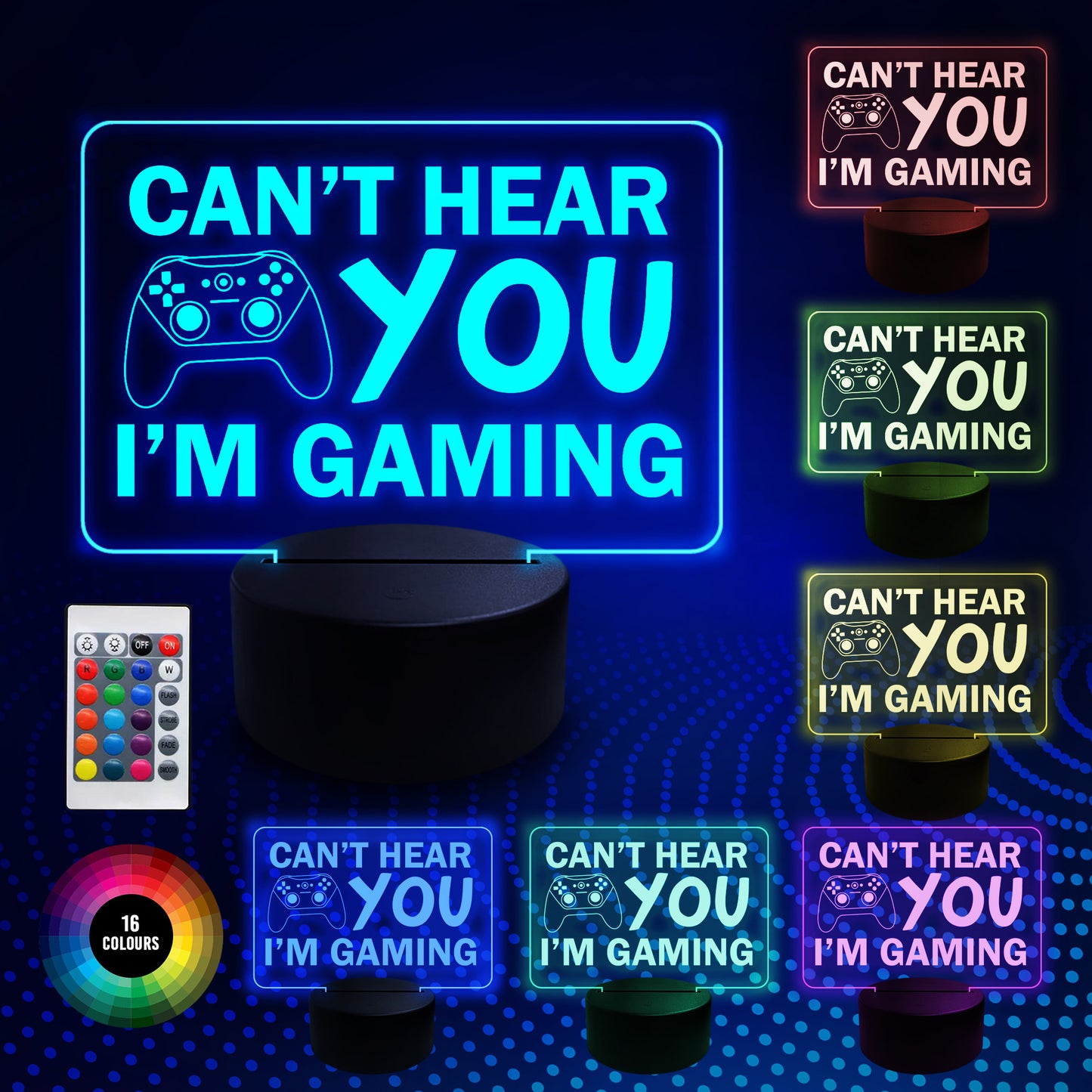 Gaming LED Sign For Boys Bedroom Gaming Accessories Games Room