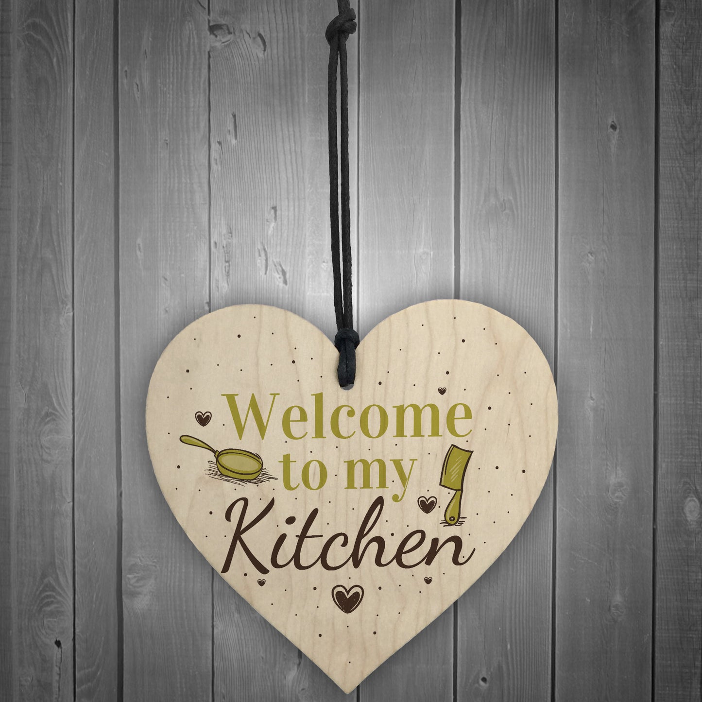 Welcome My Kitchen Plaque House Door Wall Sign Mum Dad Nan