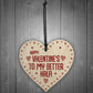 Happy Valentines Gift For Him MY BETTER HALF Boyfriend Girlfrien