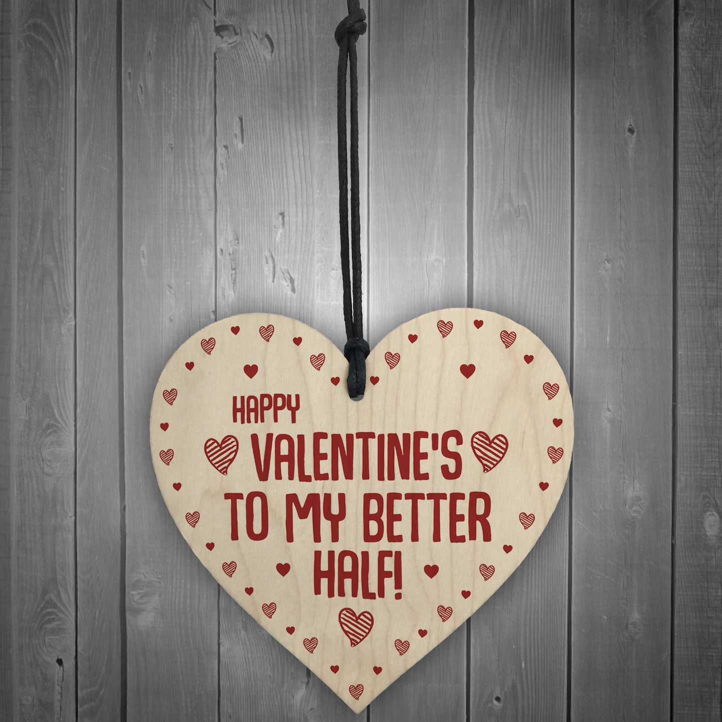 Happy Valentines Gift For Him MY BETTER HALF Boyfriend Girlfrien