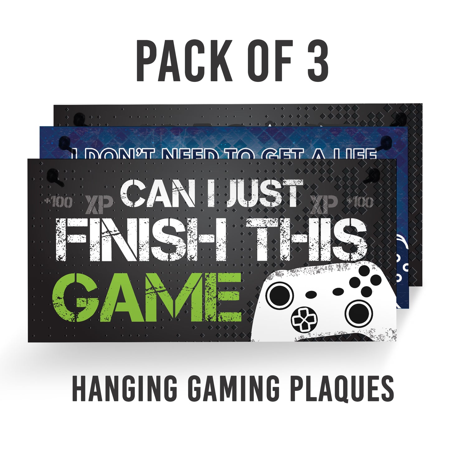 3 Gaming Door Signs Hanging Gaming Signs Funny Gaming Signs