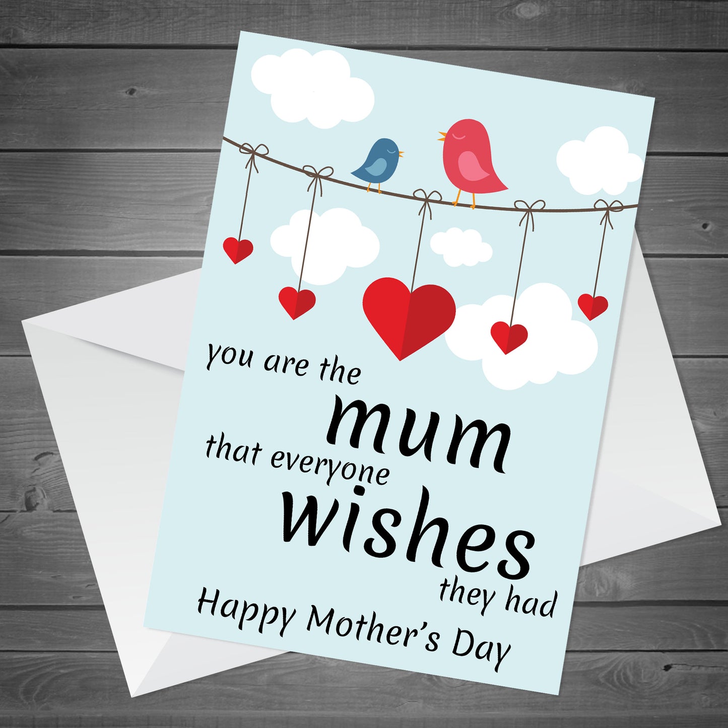 Novelty Mothers Day Card For Mum From Daughter Son Thank You