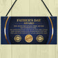 Fathers Day Award Sign Funny Fathers Day Gift For Dad Daughter