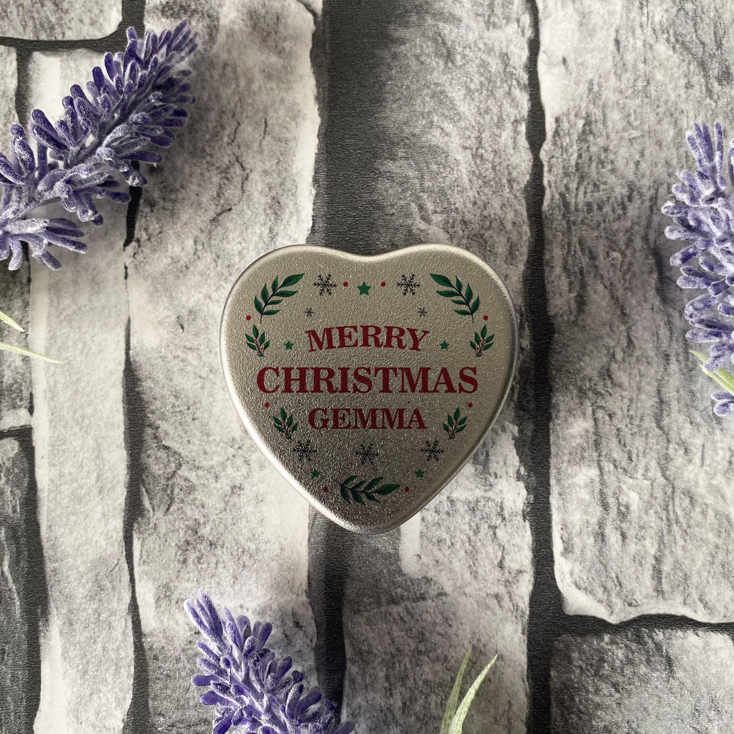 Personalised Merry Christmas Metal Tin Gifts For Daughter Son
