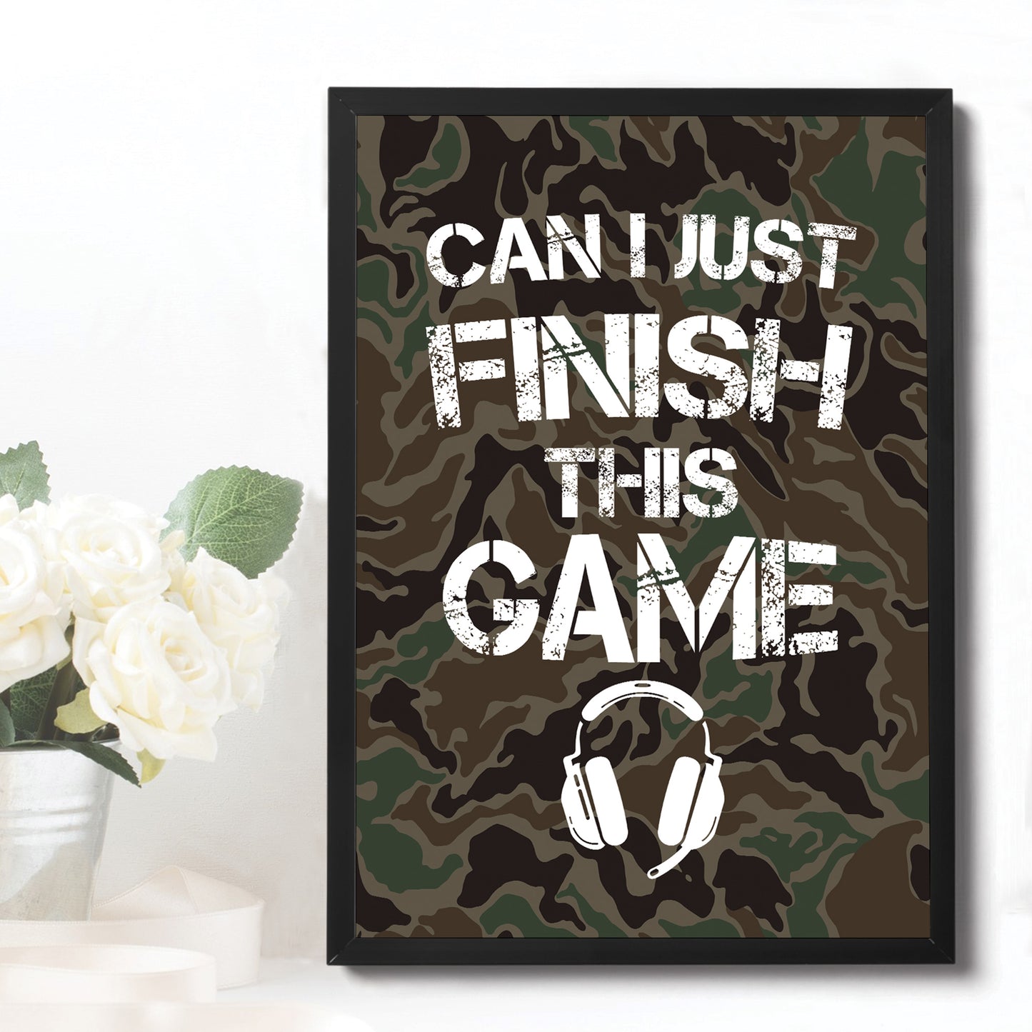 Gaming Framed Print Games Room Decor Boys Bedroom Gifts