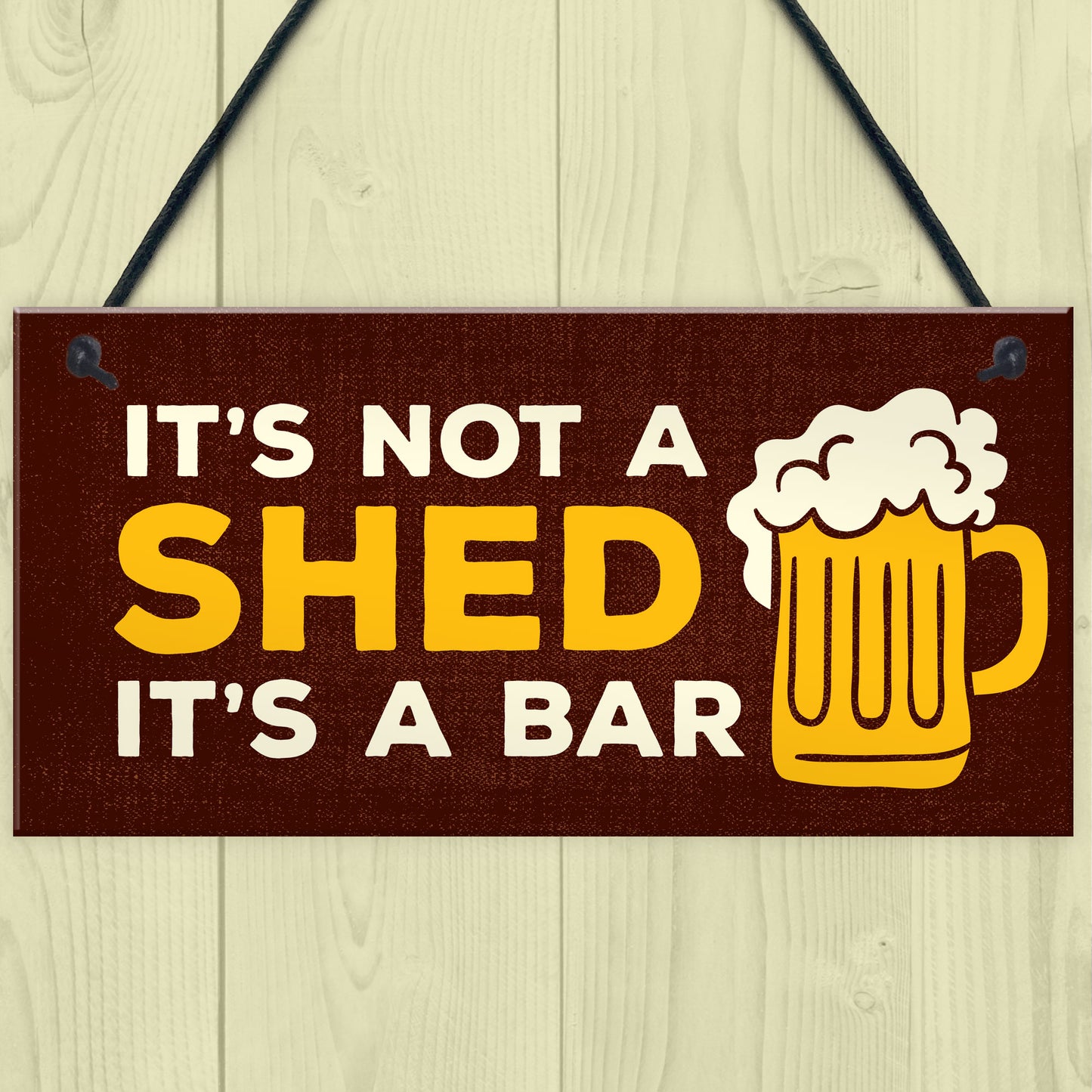 Not A Shed Its A Bar Sign Funny Rude Bar Sign Man Cave Garage