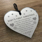 Baby Girls First Christmas Decoration Engraved Heart Bauble