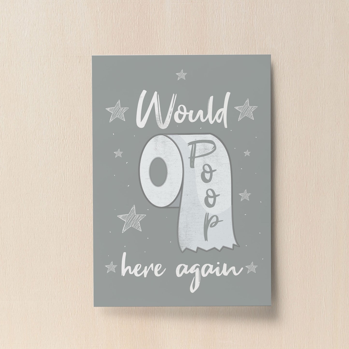 Funny Bathroom Sign Bathroom Print Funny Wall Art Toilet Sign