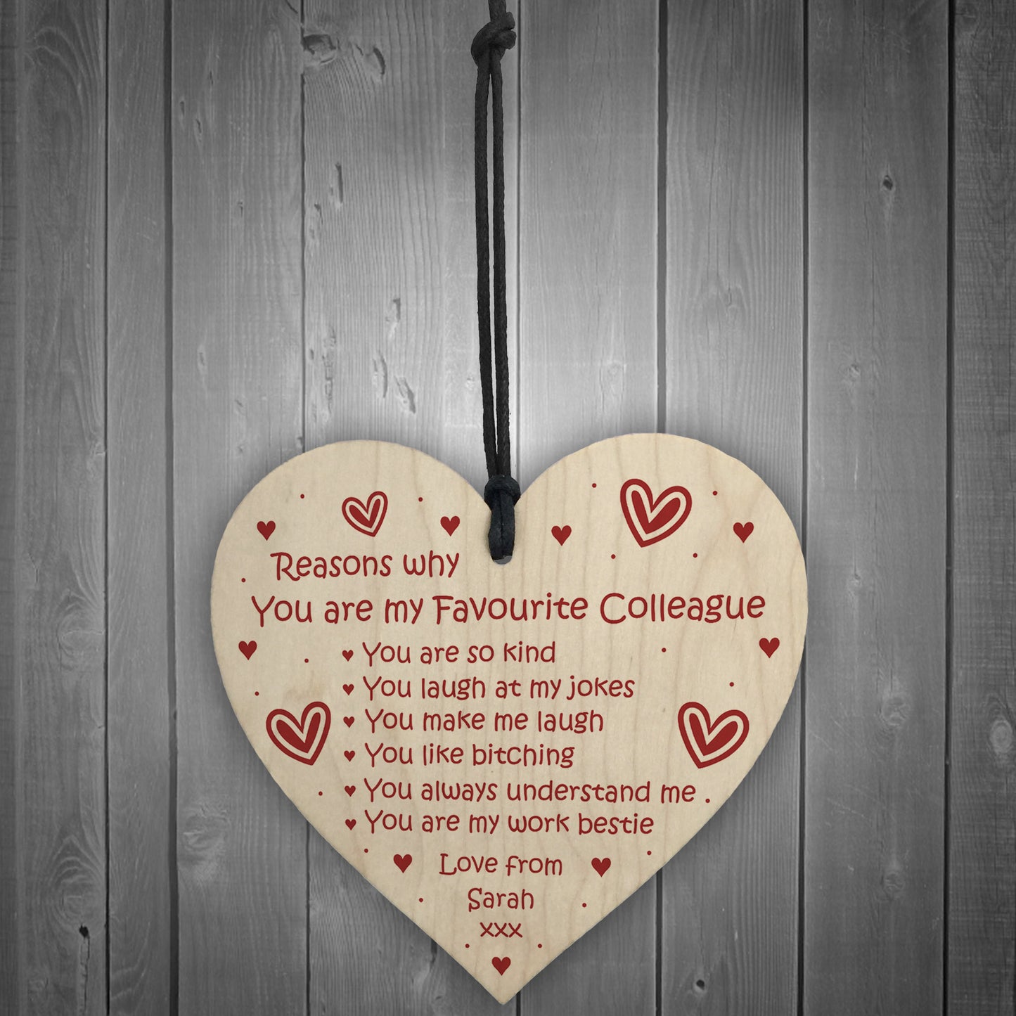 Favourite Colleague Gift Personalised Colleague Birthday Xmas