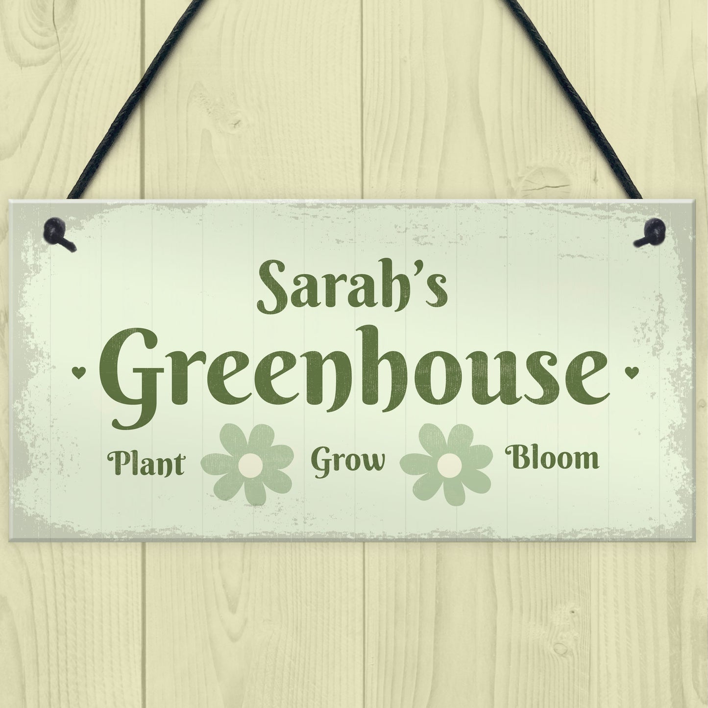 Personalised Greenhouse Decor Sign Gifts For Her Hanging Signs