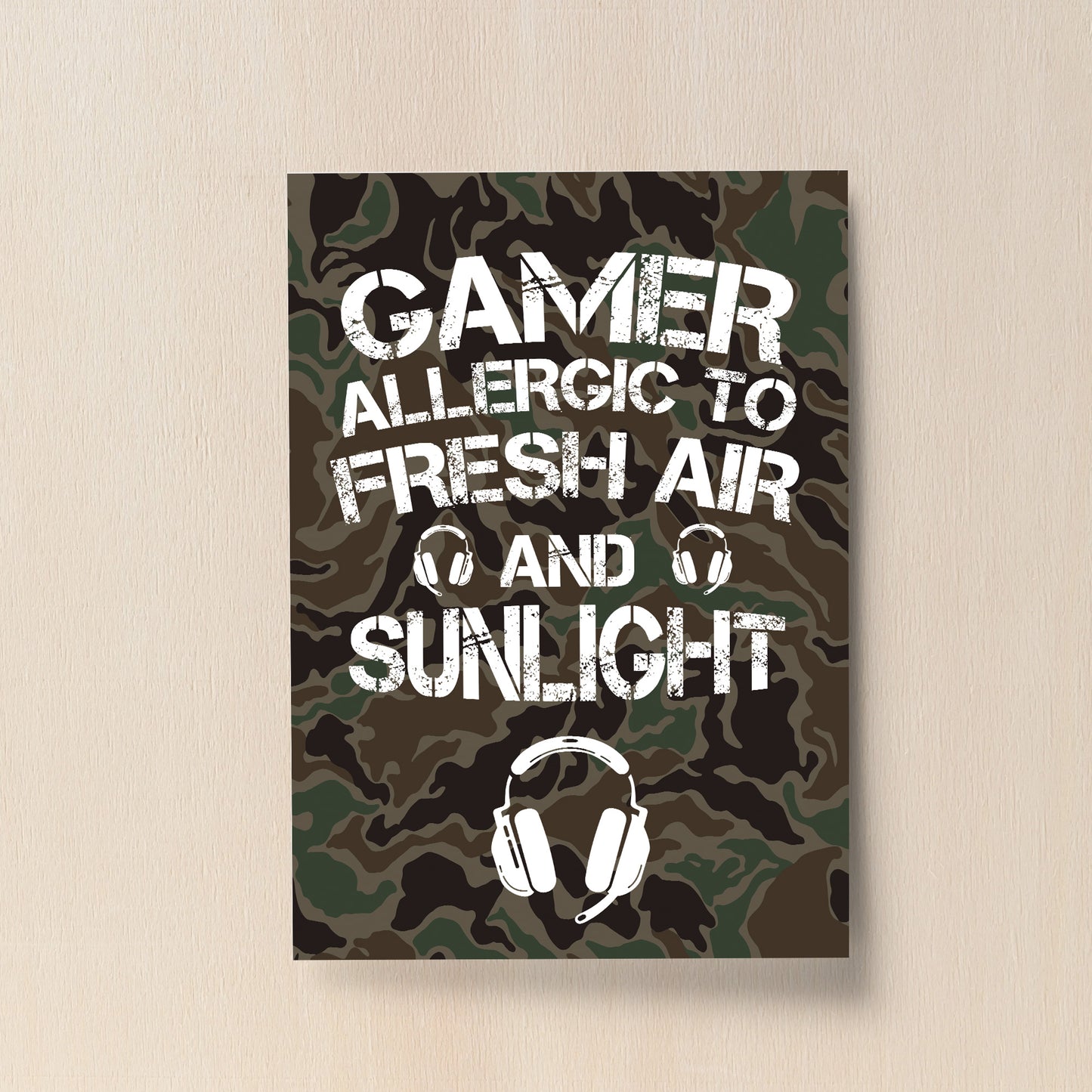 Gaming Gamer Print For Boys Bedroom Games Room Man Cave Gift