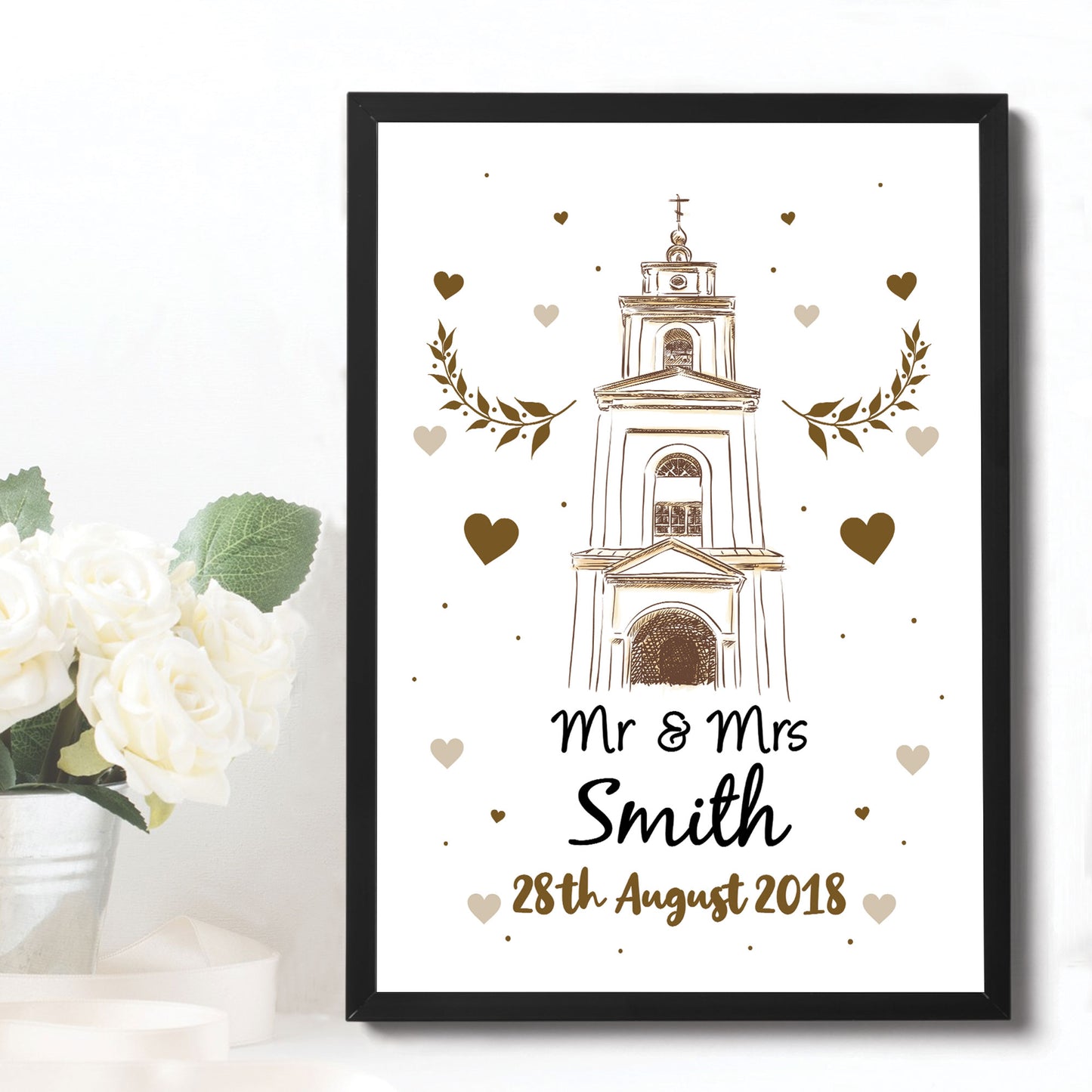 1st 2nd 10th Wedding Anniversary Gift For Husband Wife Newly Wed