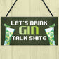 Funny Gin Bar Sign Hanging Home Bar Plaque Gin Gift For Him Her