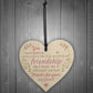 Friendship Sign Best Friend Gift Wooden Heart Sign Thank You