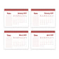 2024 Stand Up Calendar Desk Home Office Calendar 2024 Planner