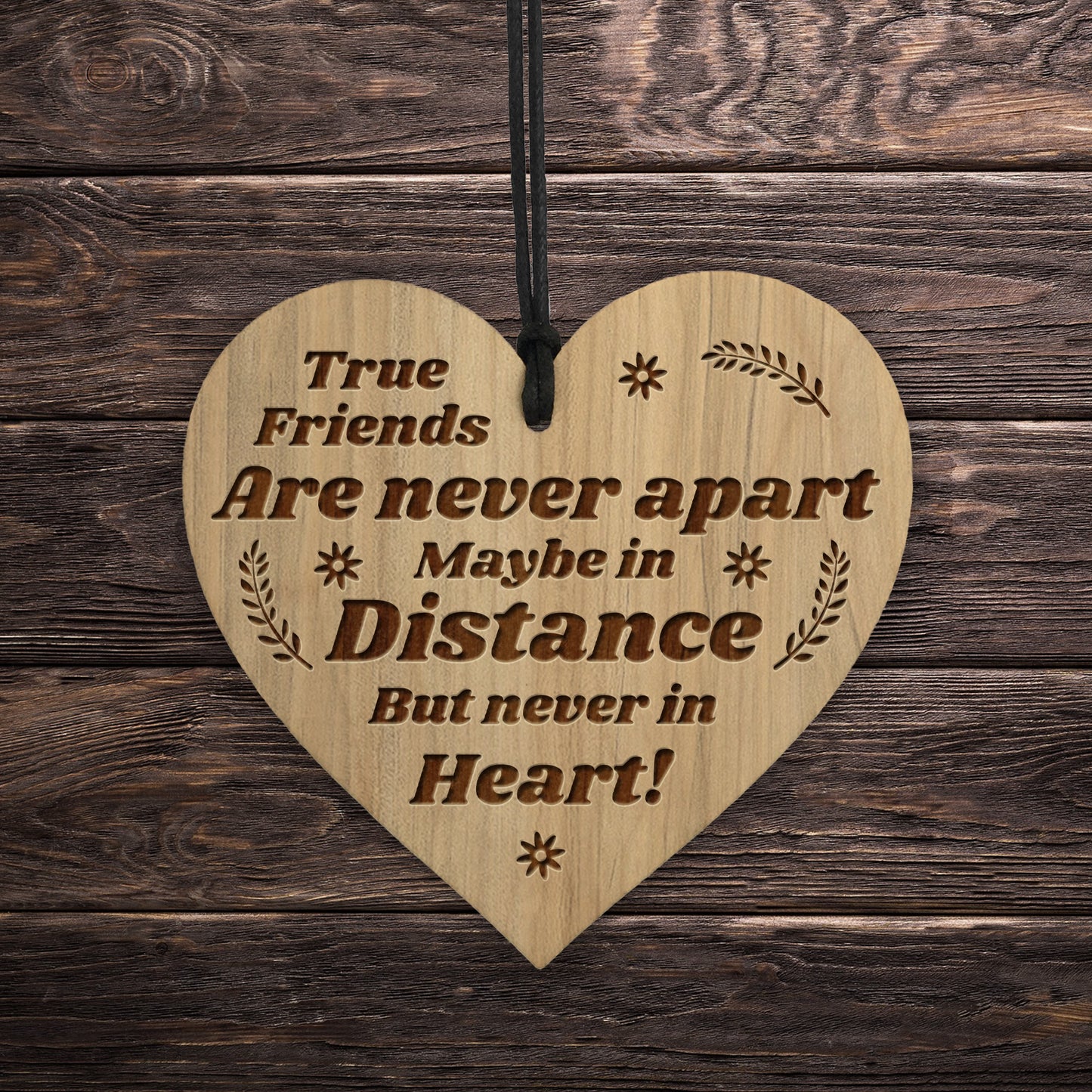 Best Friend Gift Engraved Heart Thank You Friendship Gifts