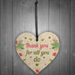 Thank You For All You Do Wood Heart Thank You Teacher Volunteer