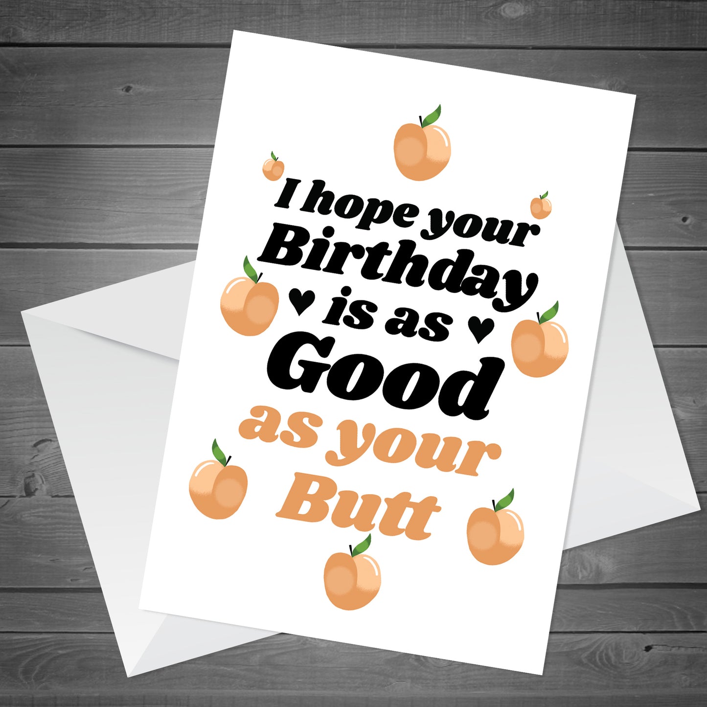 Funny Birthday Card For Girlfriend Butt Card Joke Card For Her