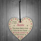 Best Auntie Gift Wooden Heart Birthday Xmas Gifts For Auntie