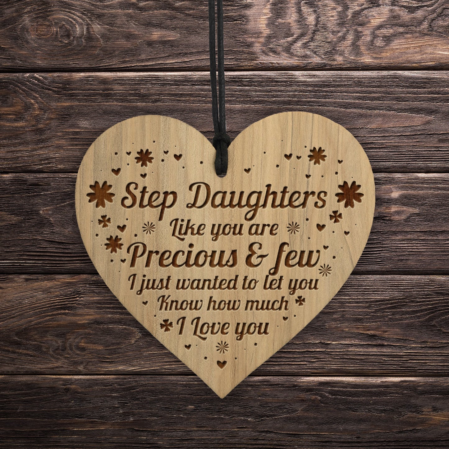 Step Daughter Gifts Engraved Heart Step Daughter Birthday Xmas
