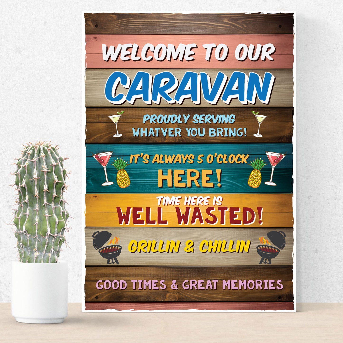 Funny Welcome To Our Caravan Sign Novelty Caravan Sign Welcome