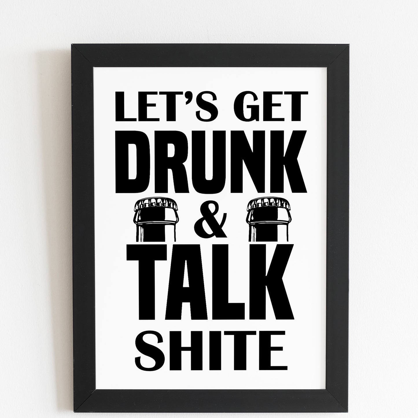Novelty Alcohol Plaque Bar Signs For Home Bar Man Cave Framed