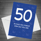 50th Birthday Cards For Men Brother Son Dad Funny 50th Birthday