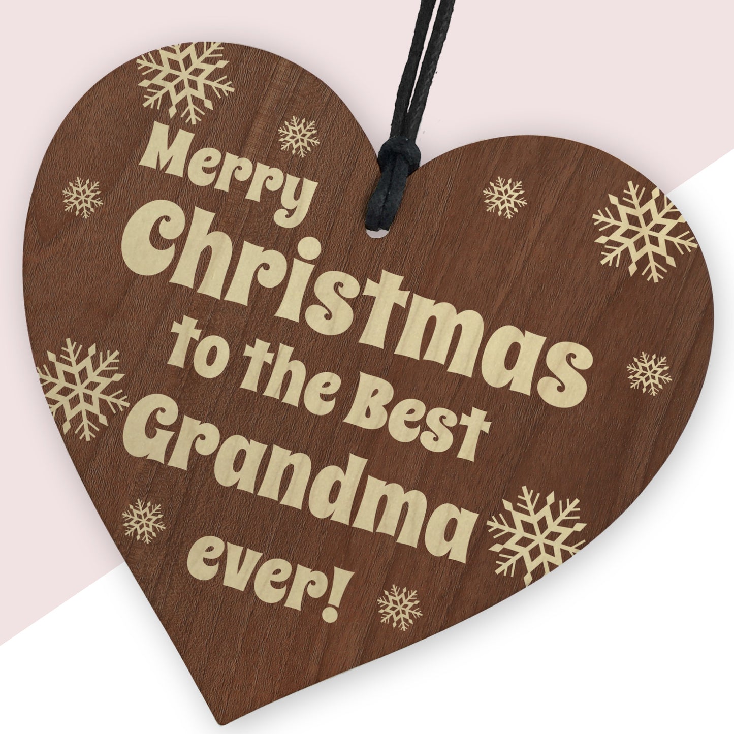 Grandma Christmas Wooden Plaque Gifts From Grandchildren