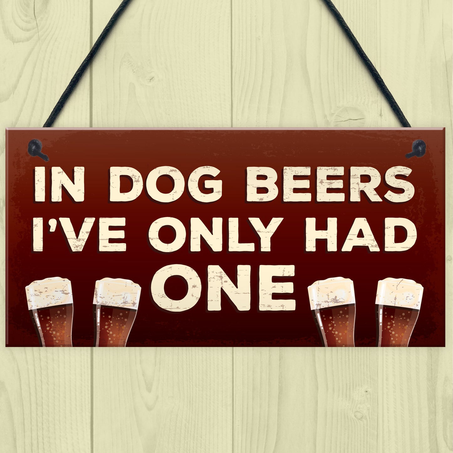Funny Bar Sign Garden Hanging Plaque Alcohol Man Cave Beer Sign