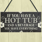 Hot Tub Sign Funny Garden Sign Summer House Plaque Alcohol Gift