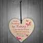Nanny Gift For Birthday Christmas Wooden Heart Gift For Her