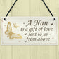 Nan Gift Plaque Grandad Birthday Xmas Gifts From Grandchildren