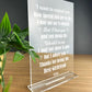 Girlfriend Gifts Standing Acrylic Plaque Girlfriend Birthday