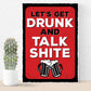FUNNY Bar Sign A4 Garden Signs Home Bar Sign Alcohol Gift