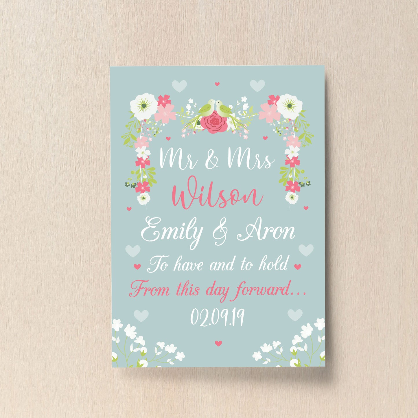 Wedding Day Gift For Husband Wife Wedding Day Couple Gift Print