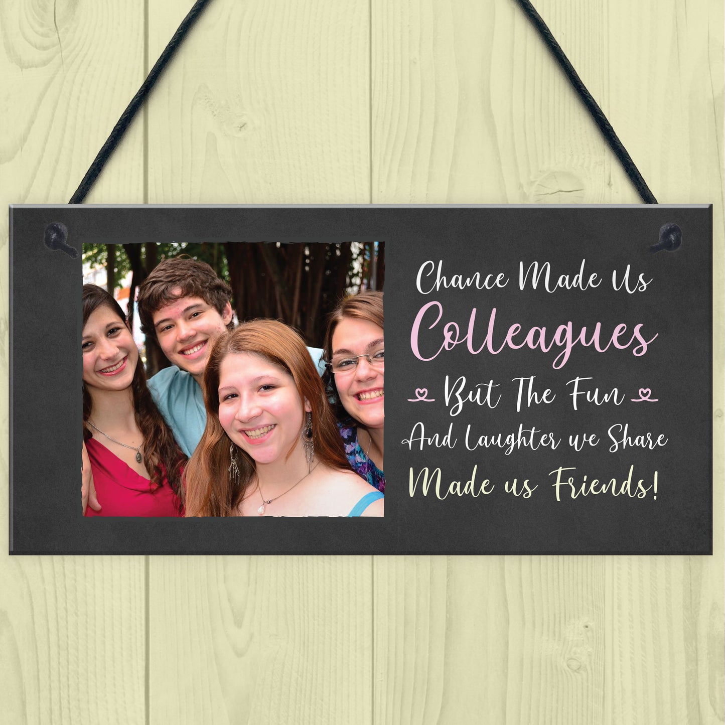 Gift For Colleague Birthday Christmas Gift Personalised Plaque