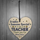 Special Teacher Gifts Teacher Thank You Wooden Heart