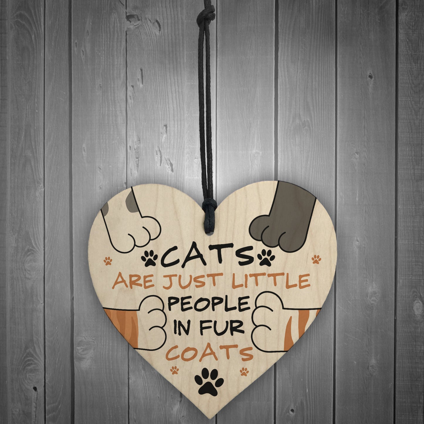 Cats Are Just Little People In Fur Coats Funny Cat Gift