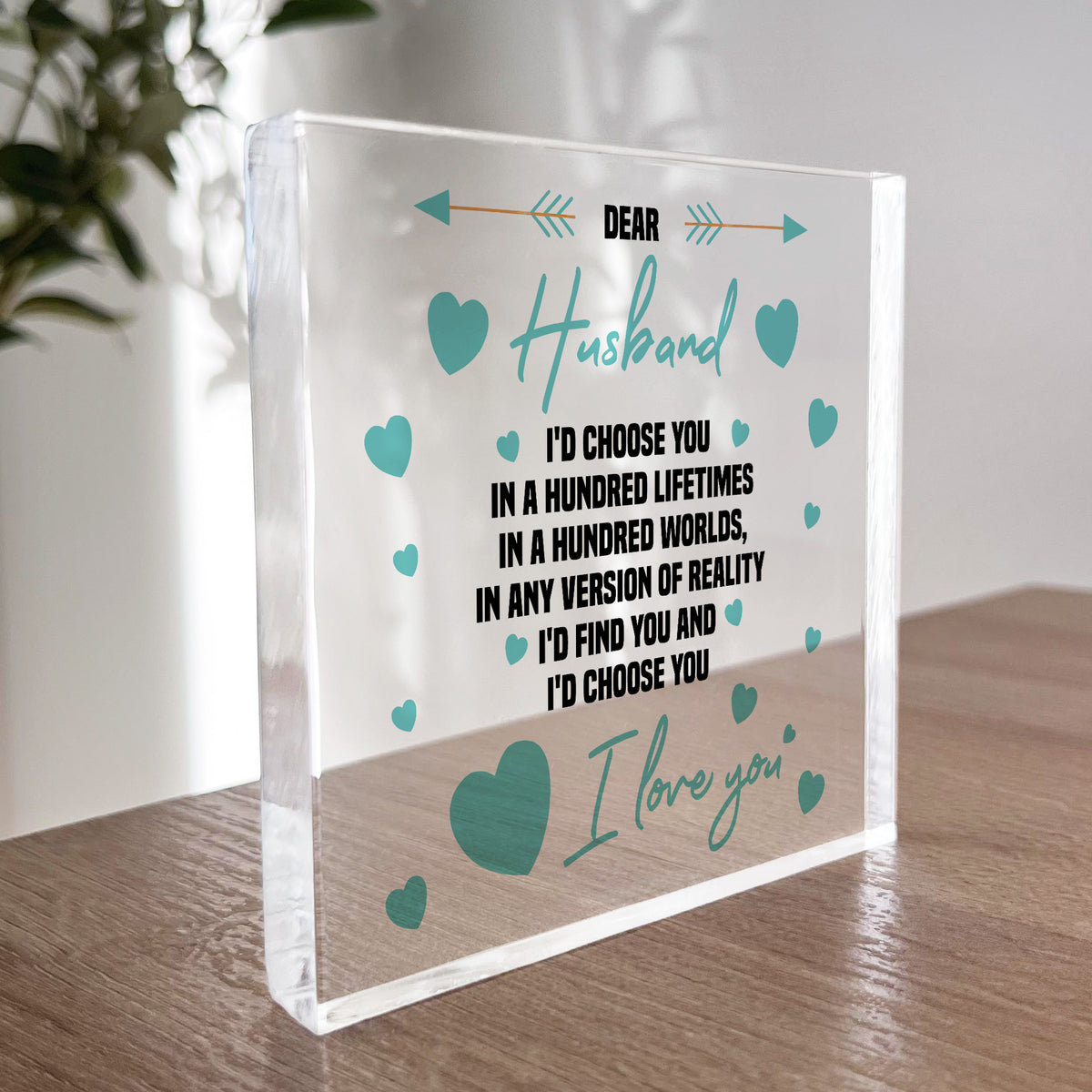 Gift for Husband Block Birthday Gift For Him Boyfriend Gifts