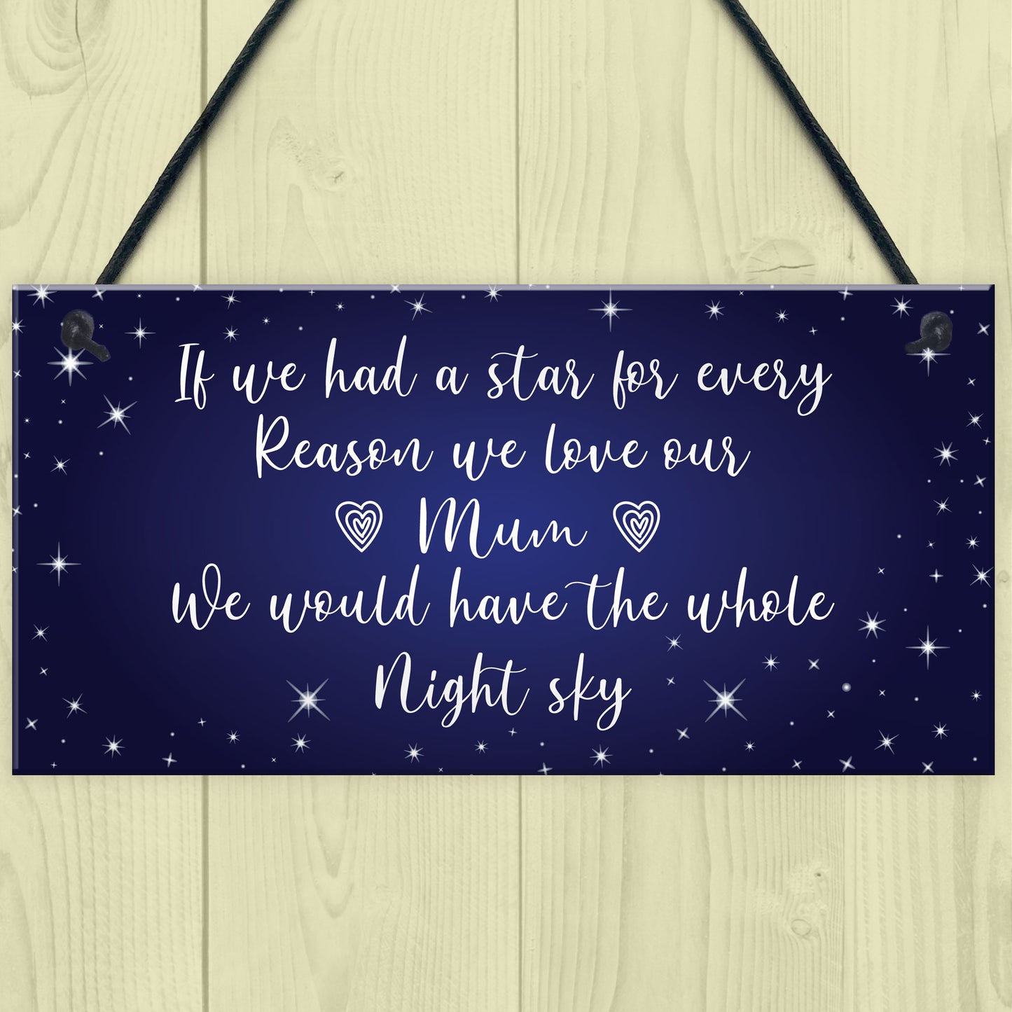 Mum Gift Hanging Plaque Cute Gift For Mum From Daughter Son Gift