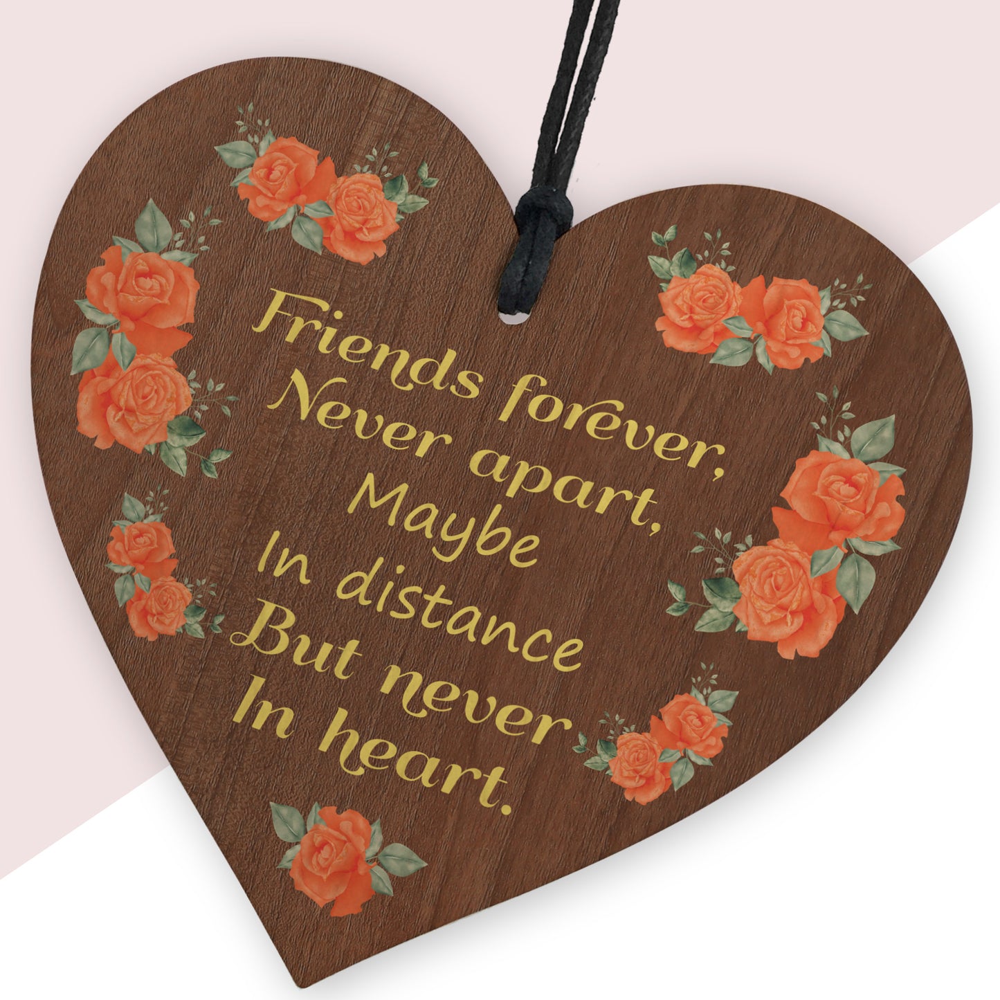 Friendship Gift In Distance Hanging Heart Birthday Thank You
