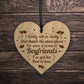 Boyfriend Gift Idea Engraved Heart Anniversary Birthday Xmas