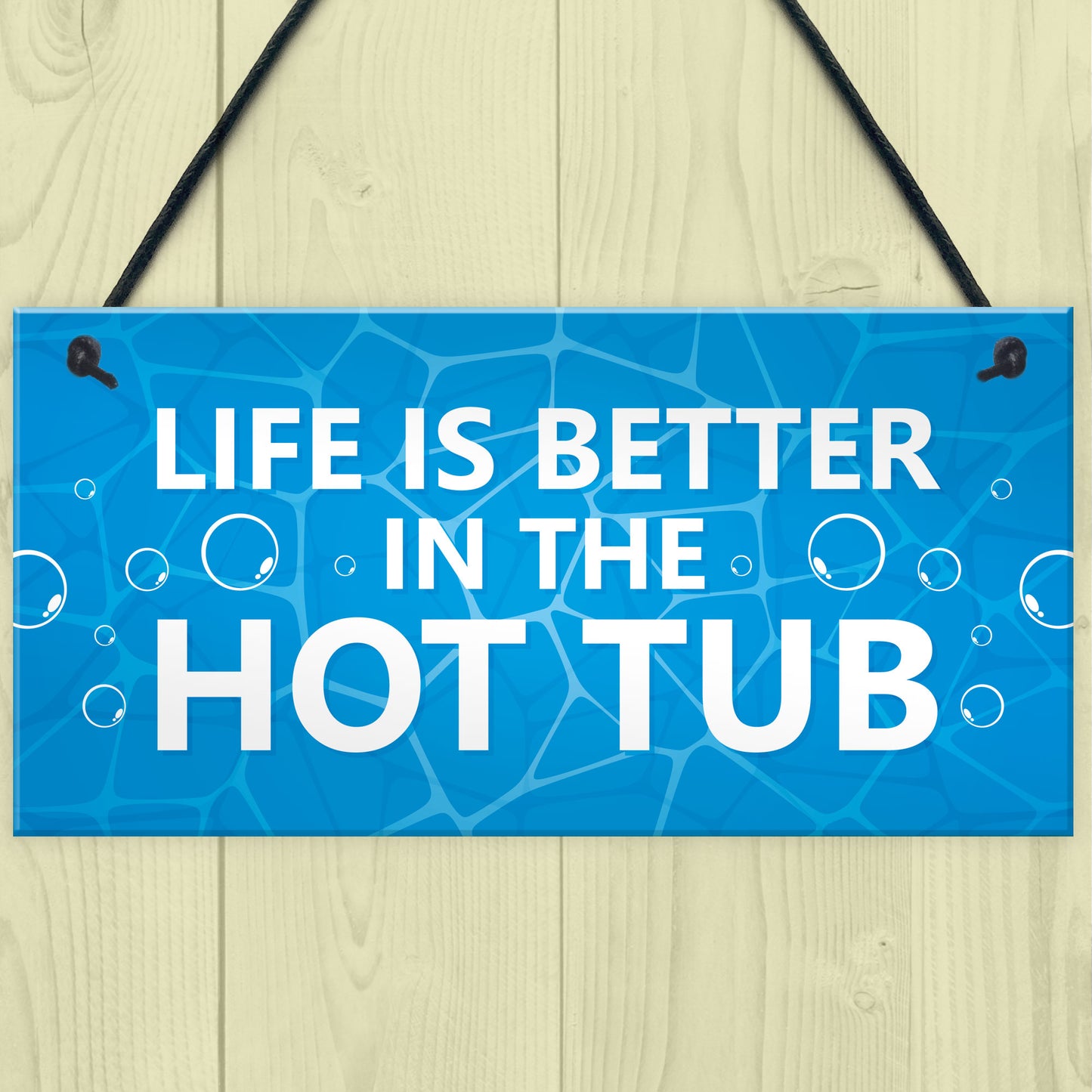 Hot Tub Novelty Plaque For Garden Hot Tub Garden Shed Novelty